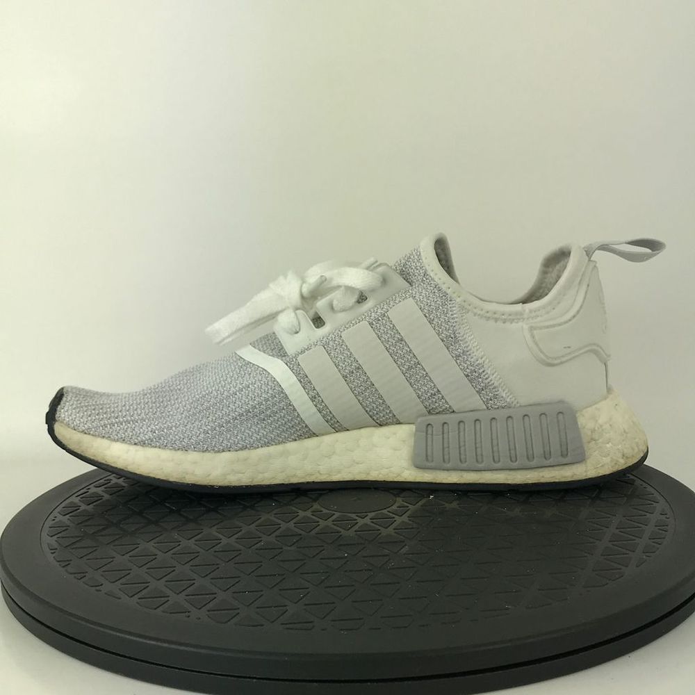 Adidas NMD R1 Blizzard White/Gray Athletic Running Shoes B79759 Men's Size 9 - Picture 9 of 12